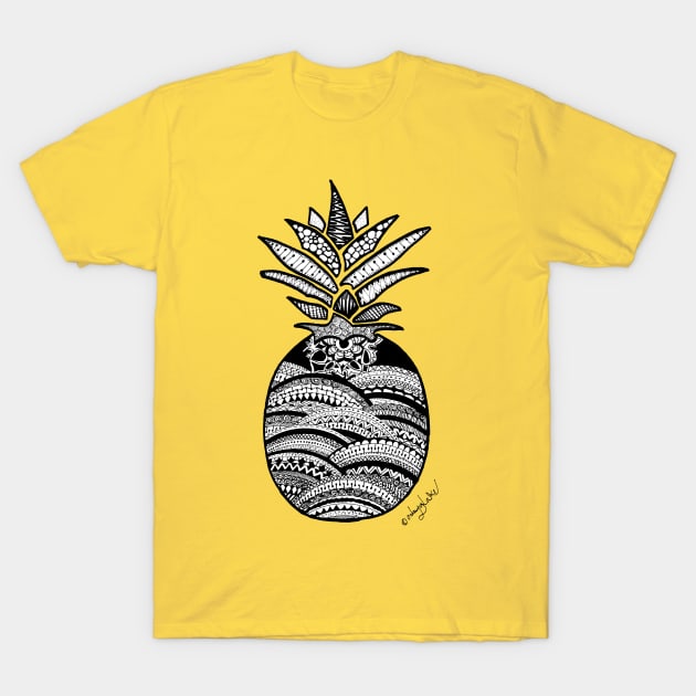 Pineapple Style T-Shirt by odaya_laske8